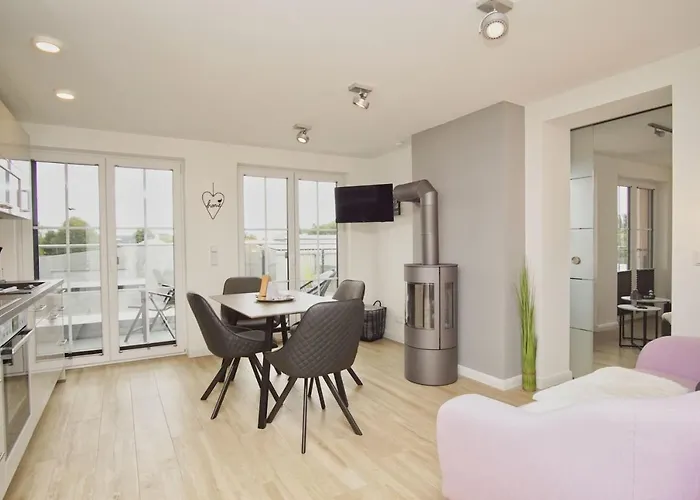 Modernen Mit Balkon, Kamin - Alte Fischfabrik Lauterbach 13 Appartamento Putbus